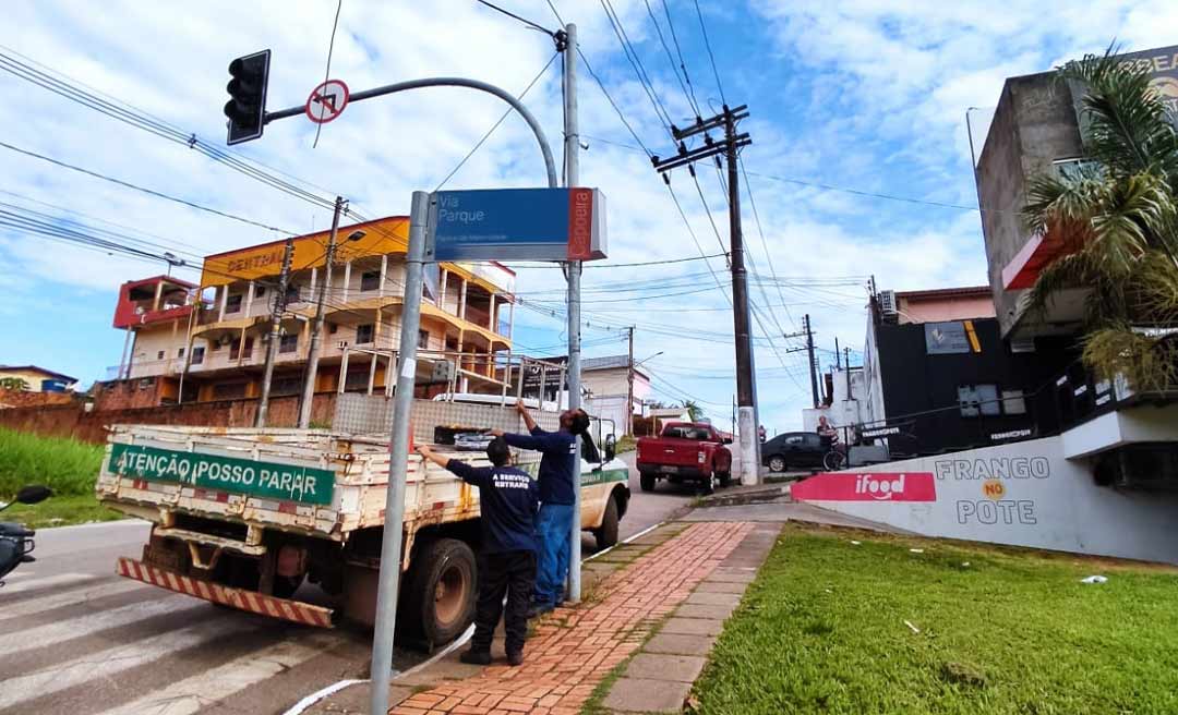 Ladrões voltam a furtar cabos de energia de semáforos no Centro da cidade de Rio Branco