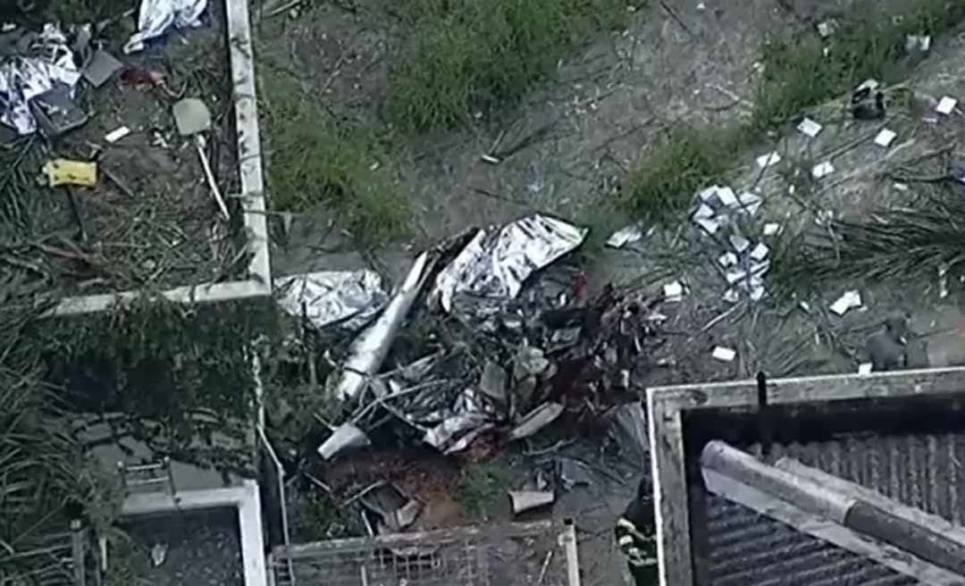 Helicóptero cai e mata piloto e 3 passageiros na Barra Funda, em São Paulo 