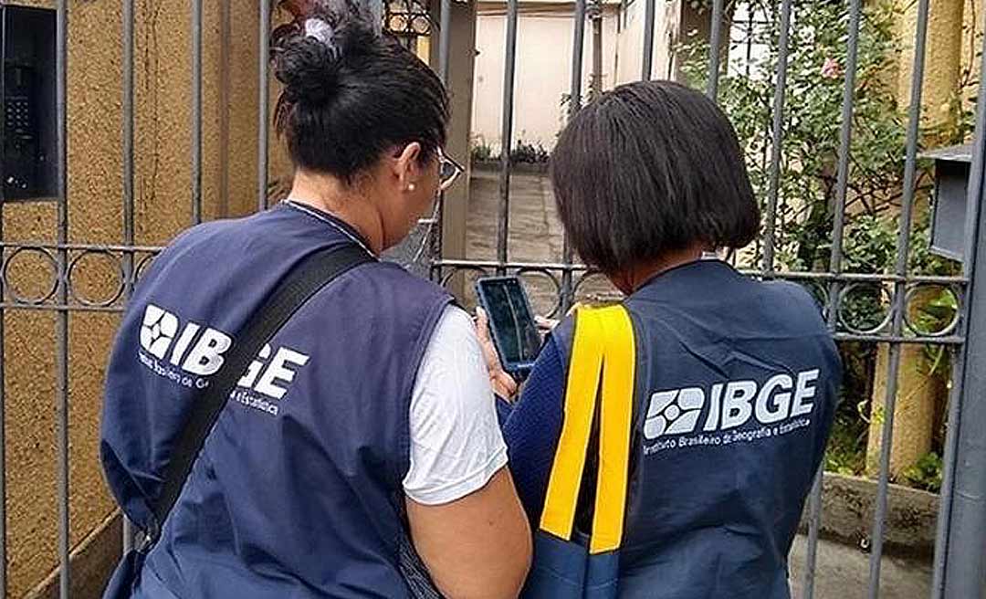 Acre está entre os estados que menos recebeu a visita de pesquisadores do IBGE para o Censo