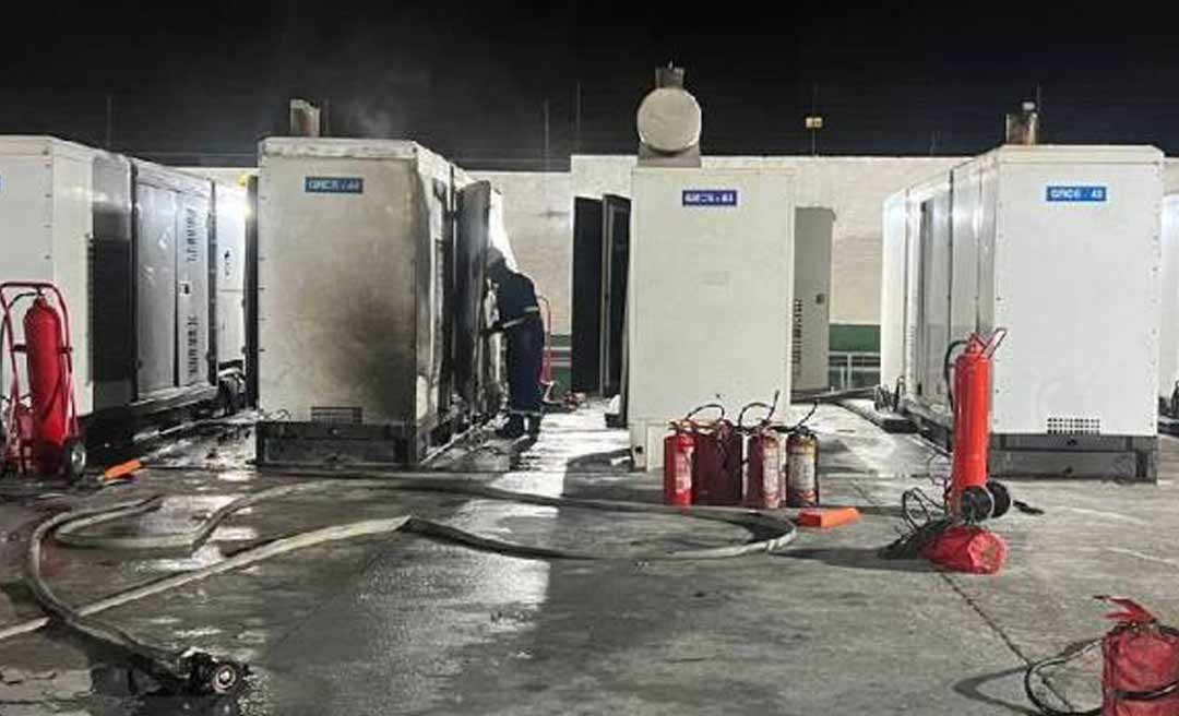 Incêndio em usina de energia em Cruzeiro do Sul deixa três feridos; empresa diz que investiga causa