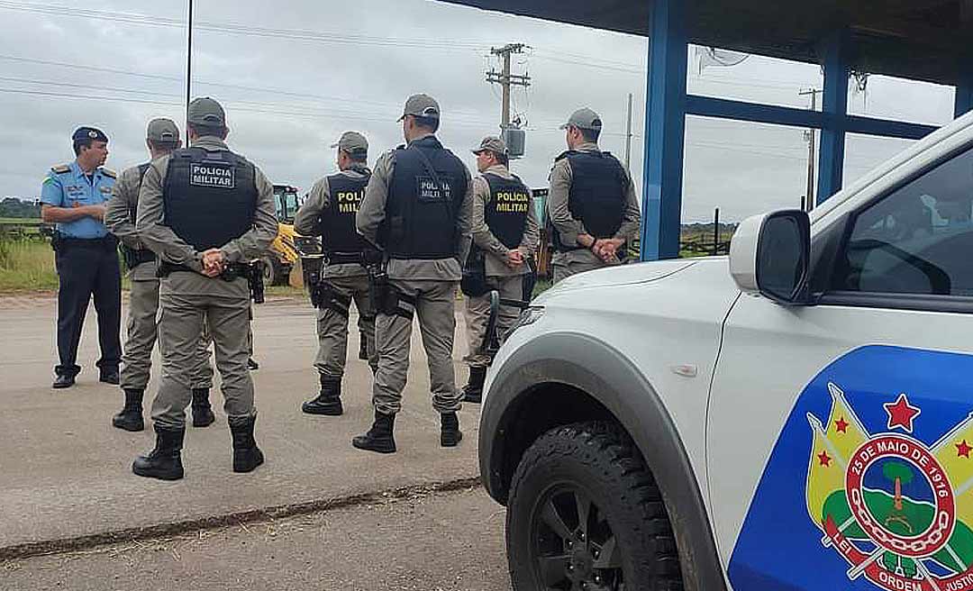 Polícia Militar inicia barreira policial no posto da Tucandeira