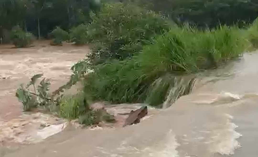 Trecho da AC-40 pode desmoronar e isolar cidades do Alto Acre