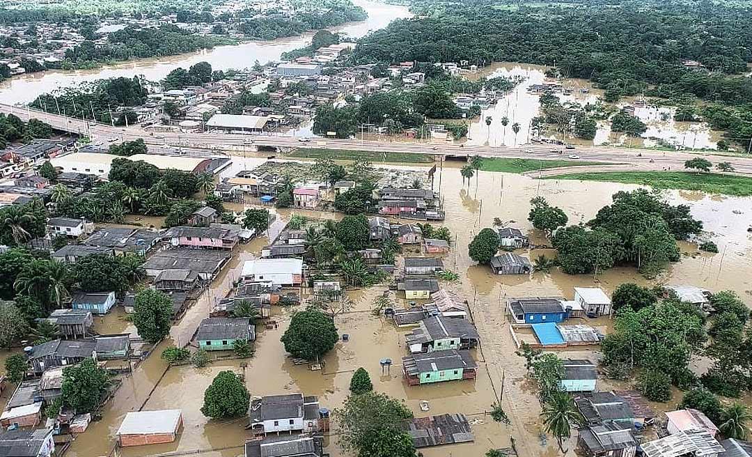 Nível do rio Acre baixa em Assis Brasil e em Rio Branco chega a 16, 47 metros