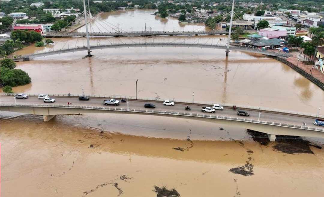 Rio Acre chega a 16,78 metros e número de desabrigados na capital deve aumentar