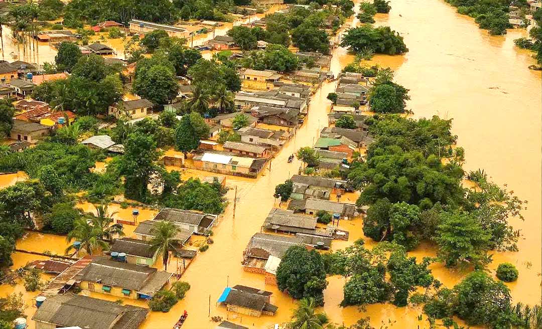 Brasiléia tem quase 10 mil pessoas atingidas pela cheia do Rio Acre