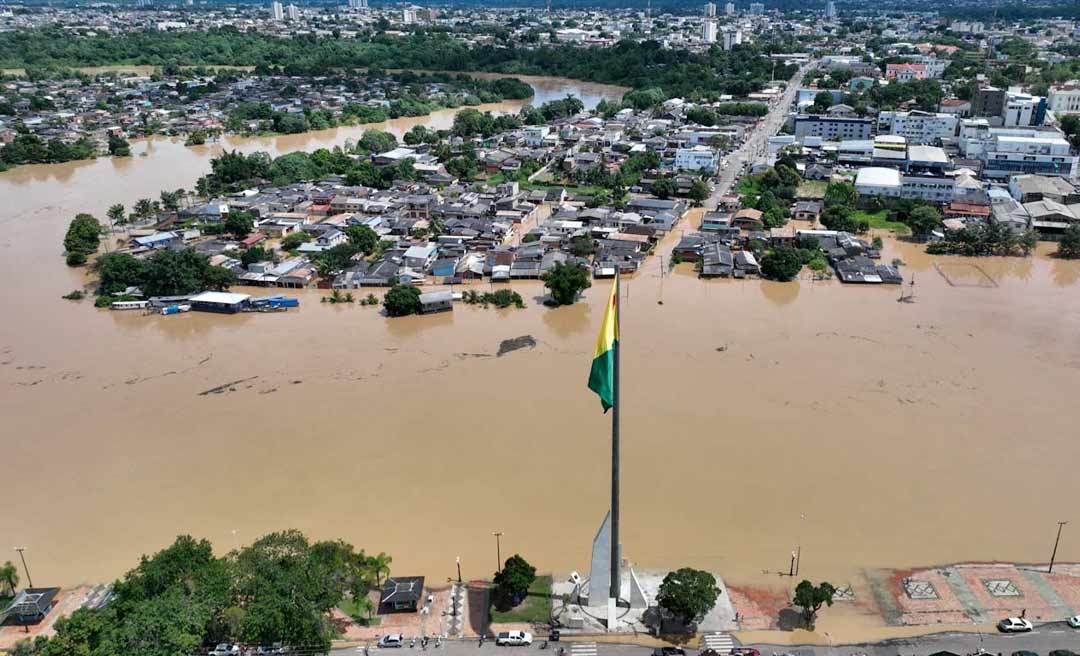 Rio Acre atinge 17, 37 metros e Friale prevê que manancial começa a baixar no dia 1º de abril