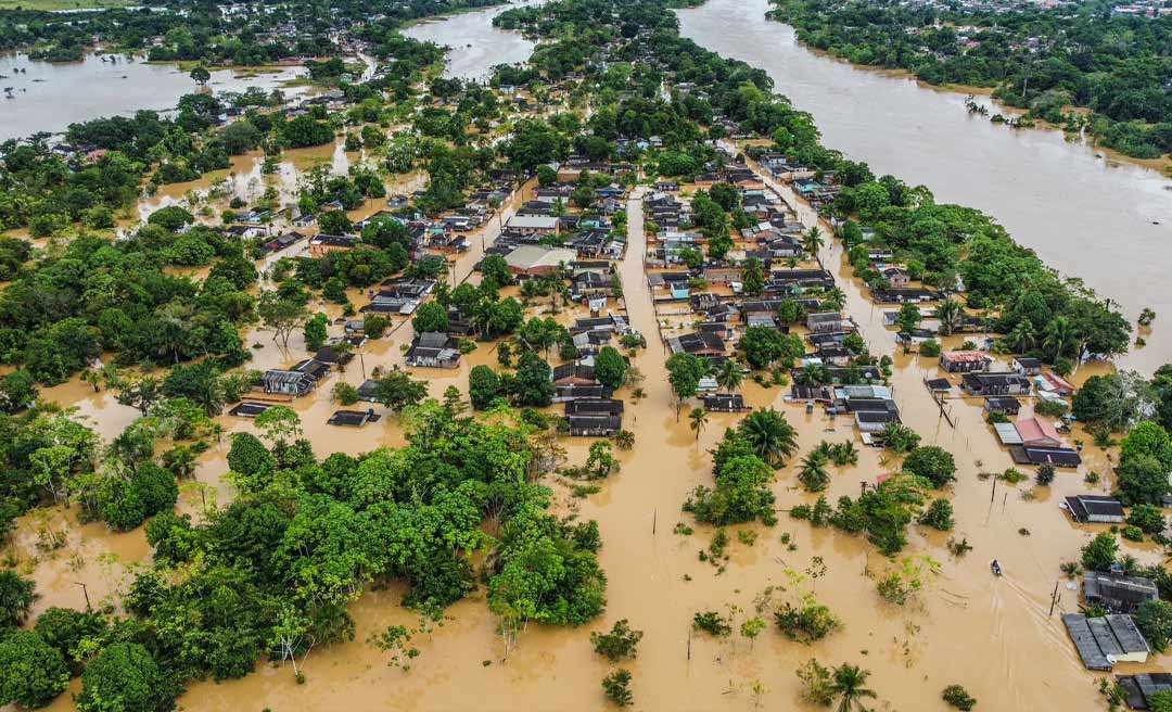 Rio Acre chega a 17,70 metros e atual enchente já é a segunda maior da história na capital