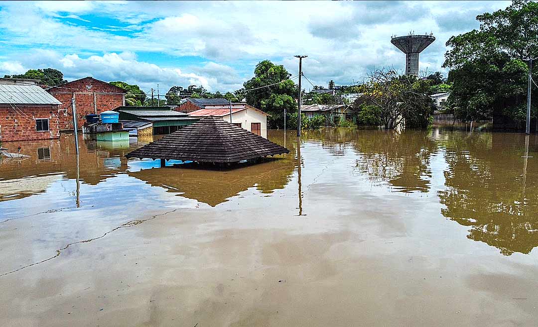 Rio Acre segue baixando: 17, 69 metros às 12 horas