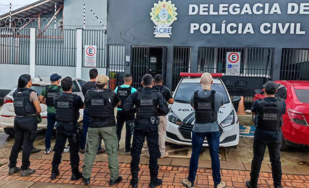 Policia Civil prende dois homens suspeitos de roubo na cidade de Senador Guiomard