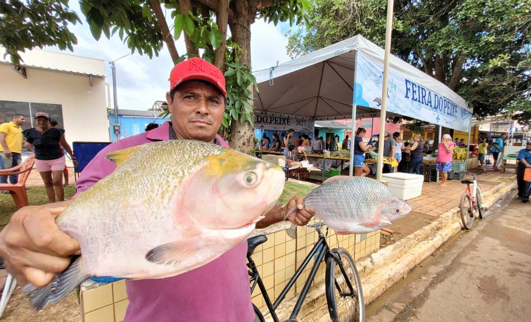 Feira do Peixe do Quinari já supera expectativas e população aproveita o bom preço e a variedade oferecida