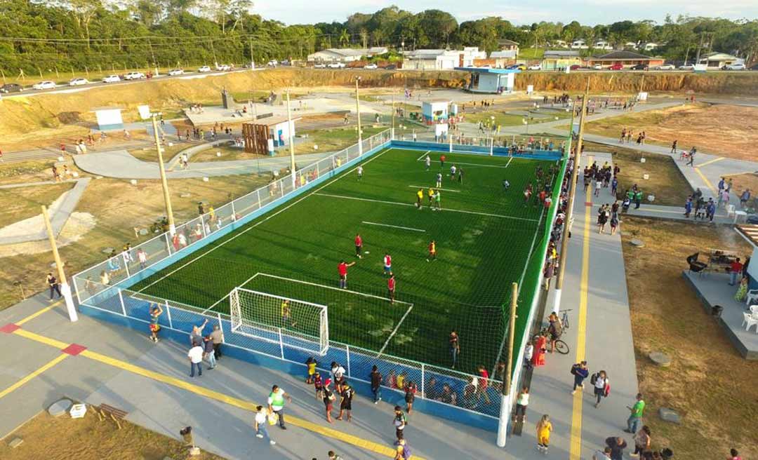 Com recurso de emenda de Jéssica Sales, complexo esportivo é inaugurado em Cruzeiro do Sul