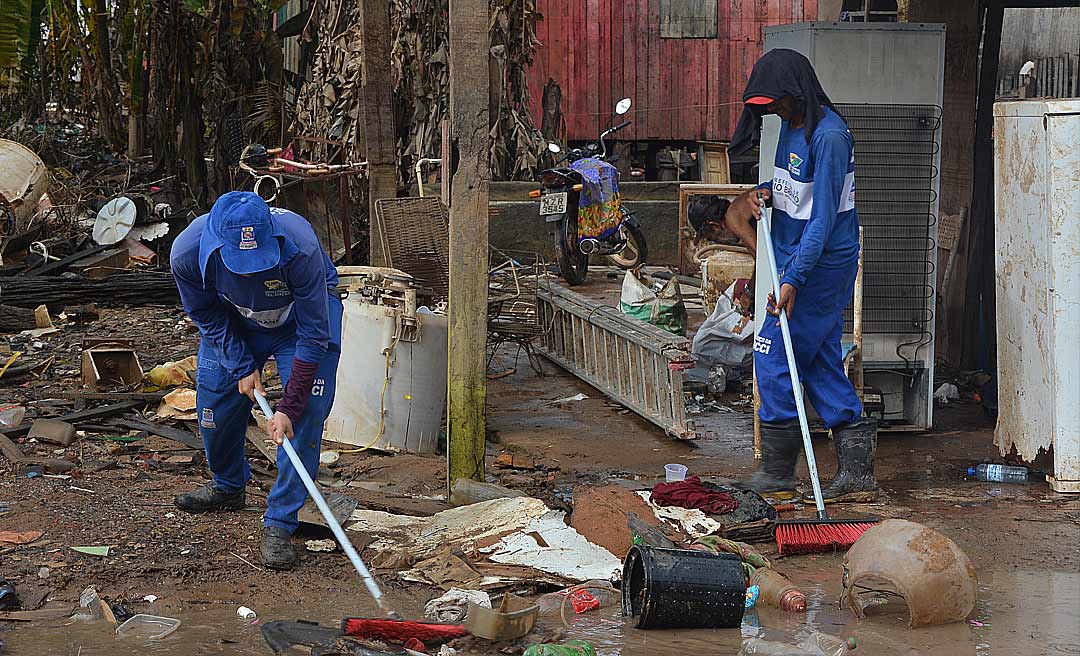 Prefeitura de Rio Branco avança na Operação Pós-Alagação no bairro 6 de Agosto