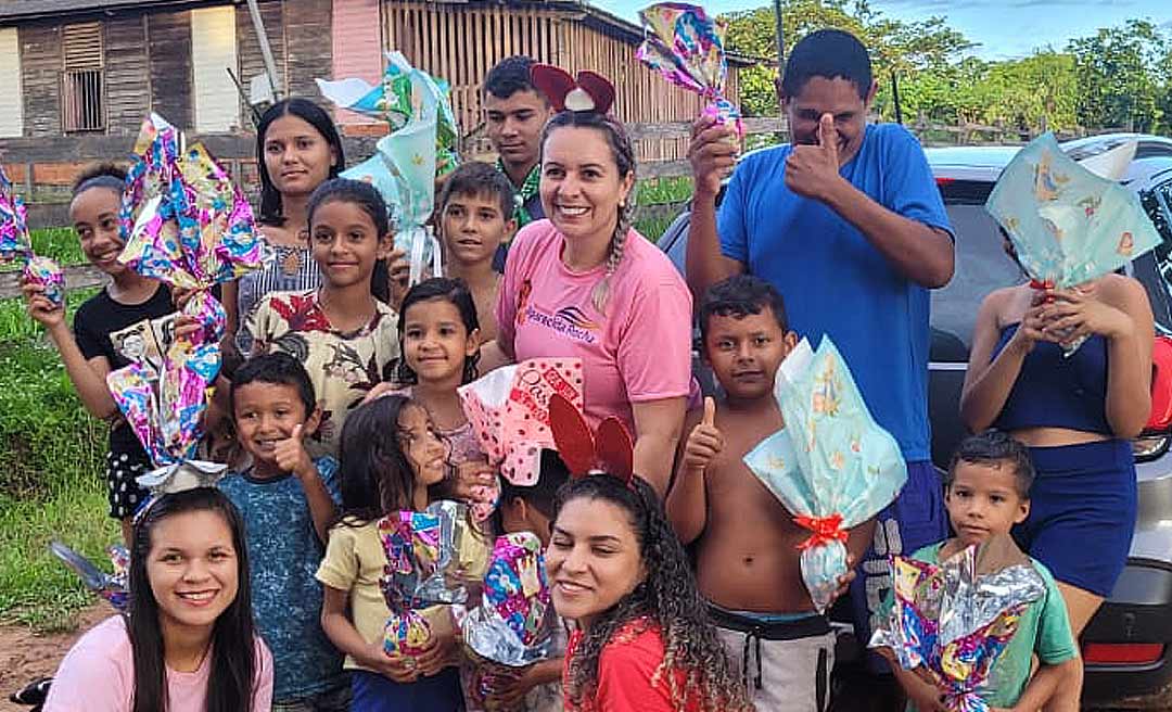 Vereadora Aparecida Rocha promove ‘Páscoa Feliz’ para crianças carentes do Bujari