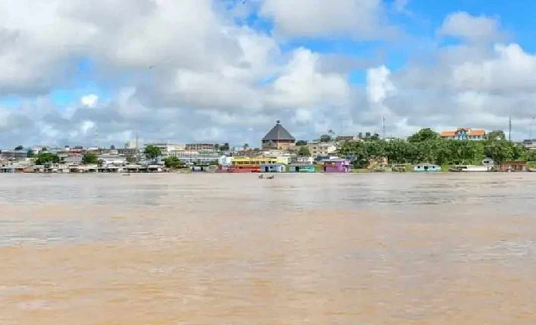 Em 24 horas, nível do Rio Juruá aumenta 41cm e ultrapassa cota de transbordamento