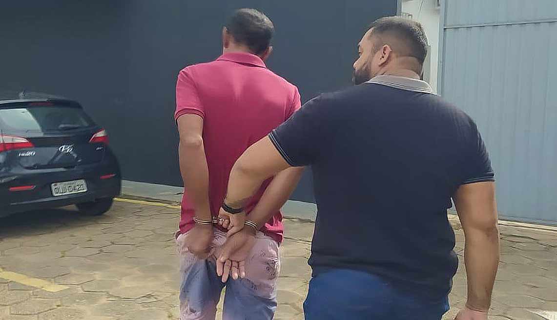 Polícia Civil prende homem que atingiu rosto de ex-esposa com terçadada