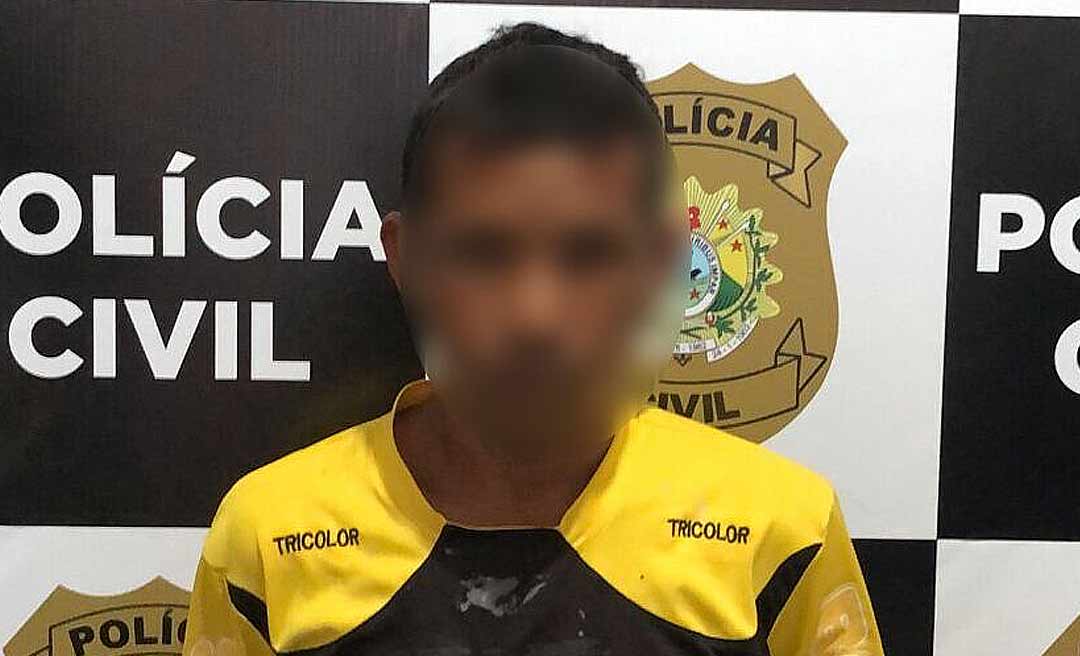 Acusado de matar homem a golpes de terçado em bebedeira é preso pela Polícia Civil