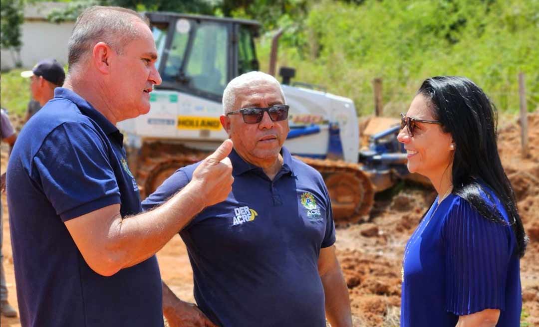 Rosana Gomes garante trafegabilidade no Ramal da Cobra, em Senador Guiomard