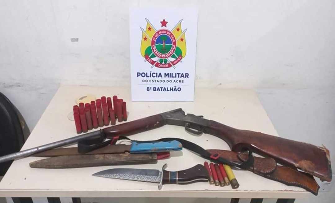 Adolescente de 15 anos é apreendido com arma de fogo no interior do Acre