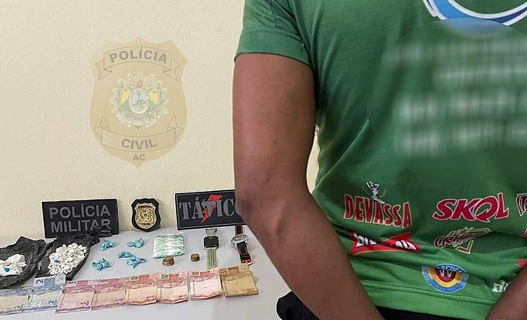 Traficante que escondia cocaína em lata de Nescau é preso pela Polícia