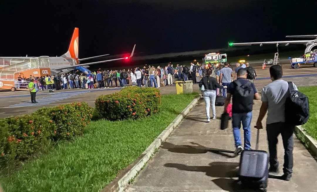 Voos para Cruzeiro do Sul são cancelados há dois dias e clientes reclamam assistência falha da Gol