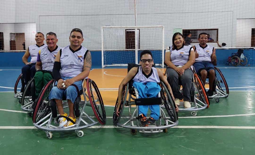 Jogo de basquete com cadeirantes leva inclusão a Senador Guiomard