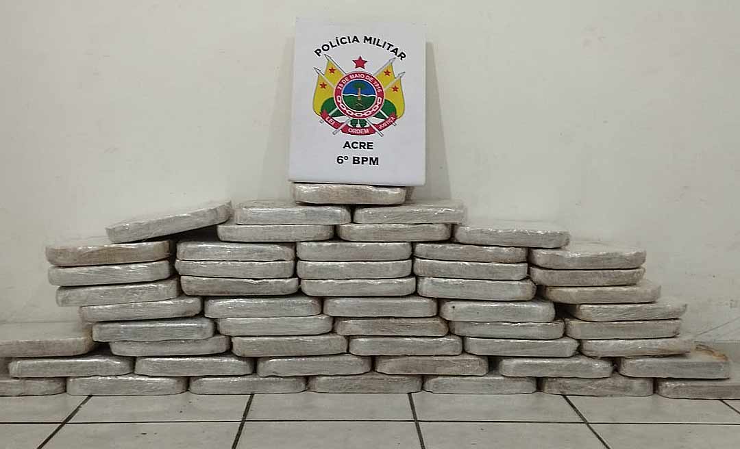 Homem é preso com 59 quilos de oxidado de cocaína durante patrulhamento fluvial no Juruá