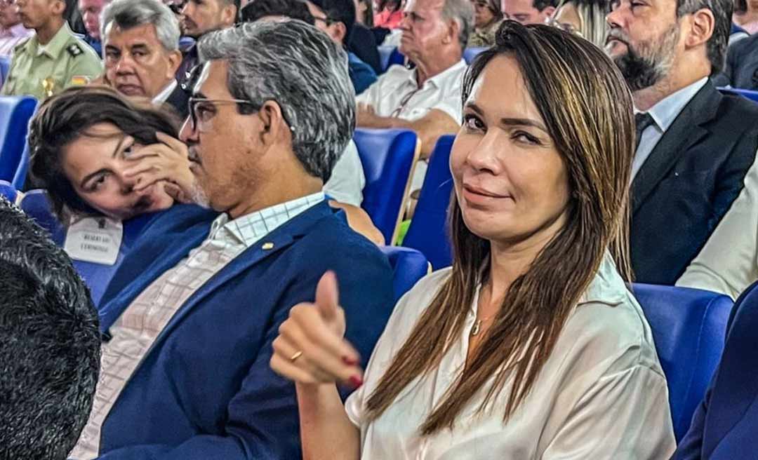 Intrigada com Bocalom, Marfisa Galvão participa de evento com Petecão na fronteira