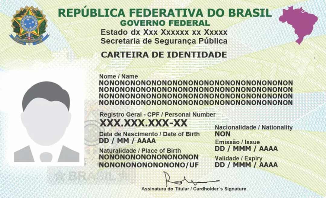 Nova carteira de identidade não terá campo 'sexo' nem distinção entre 'nome' e 'nome social', diz governo