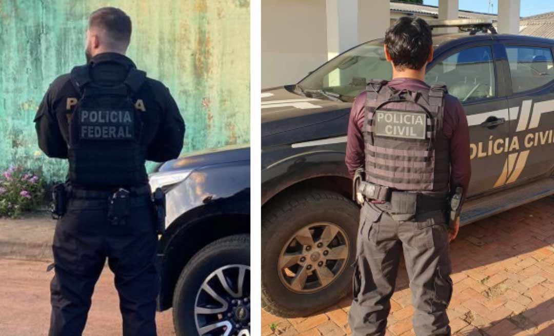 Ação integrada entre Polícia Civil e Polícia Federal resulta na prisão de duas pessoas ligadas ao tráfico no Juruá