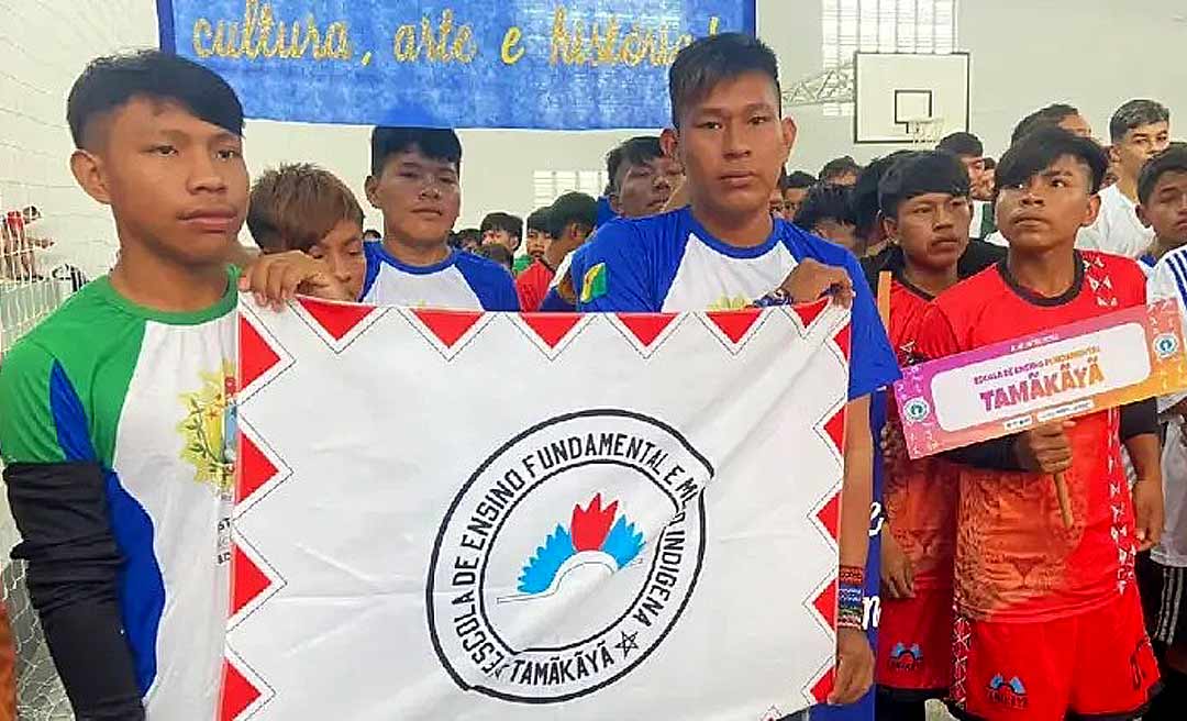 Escola indígena participa pela primeira vez dos Jogos Escolares de Cruzeiro do Sul