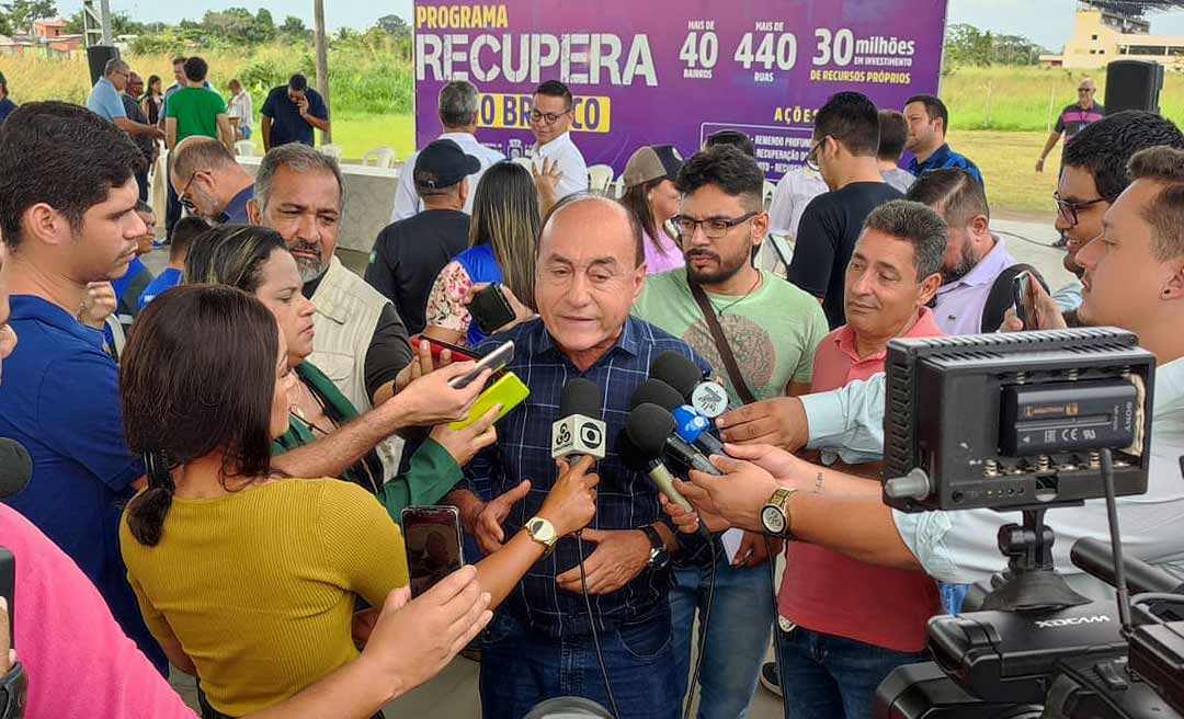 Prefeito Bocalom lança programa que beneficiará mais de 40 bairros atingidos pela cheia de igarapés e do Rio Acre