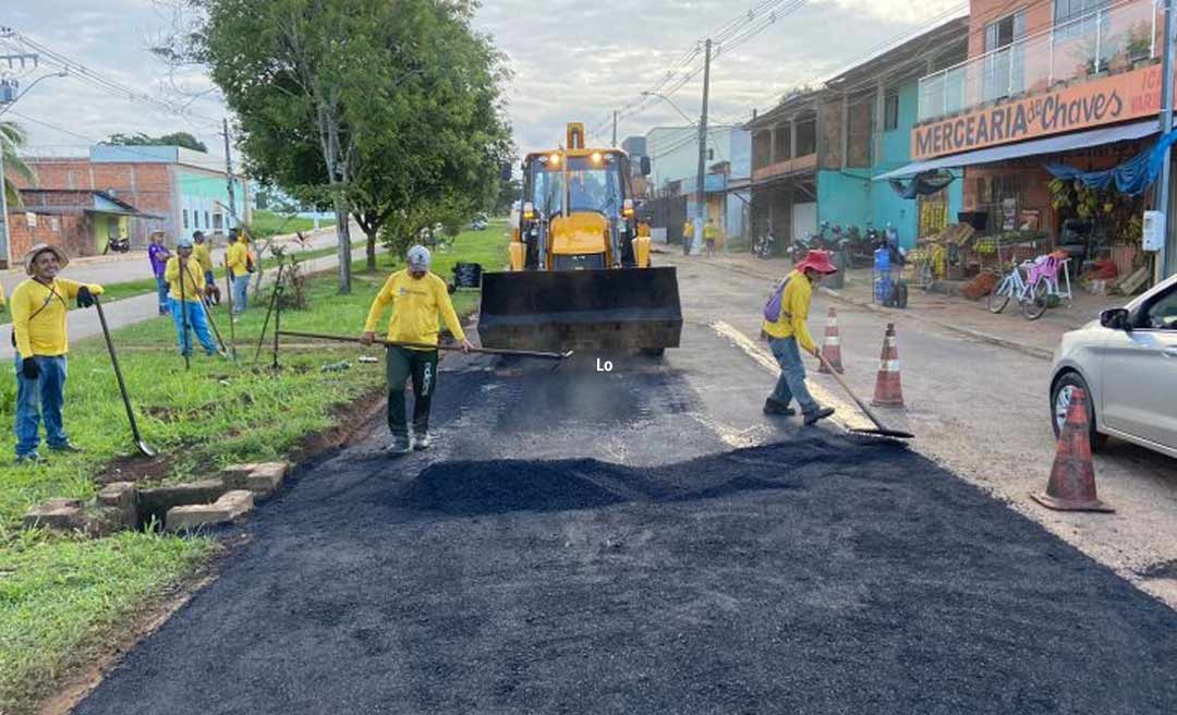 Prefeitura vai comprar asfalto em sacos de 25 quilos para recuperação de ruas