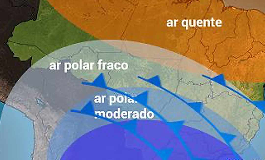 Massa de ar polar deixa dia ventilado e noites amenas nesta terça-feira