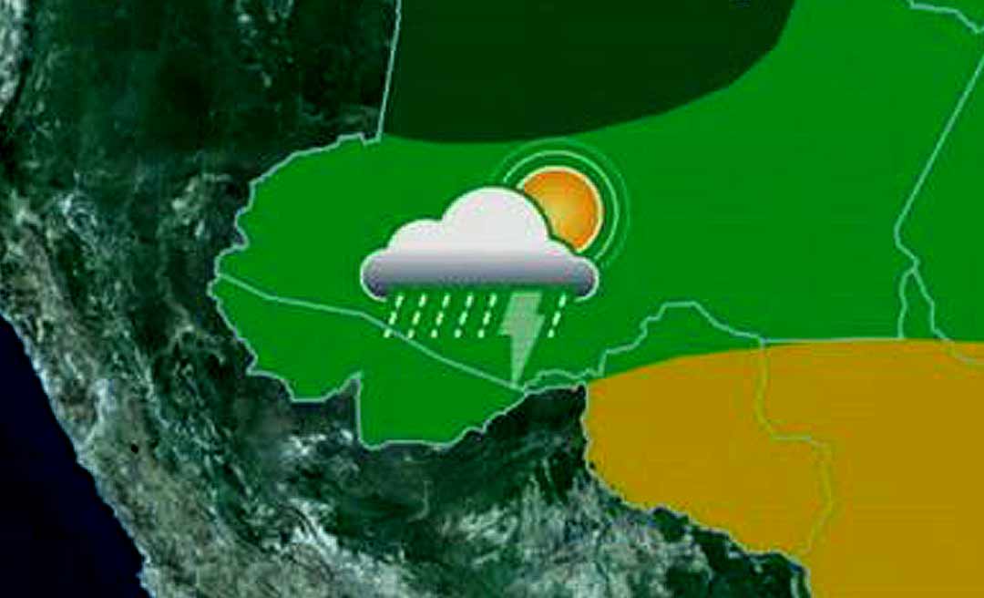 Sábado será de muito calor com probalidades de chuvas e ventanias no Acre