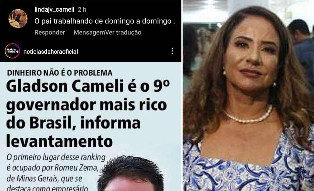 Dona Linda, mãe de Gladson, comenta lista que coloca o filho como o 9º governador mais rico do Brasil: “O pai trabalhando de domingo a domingo”