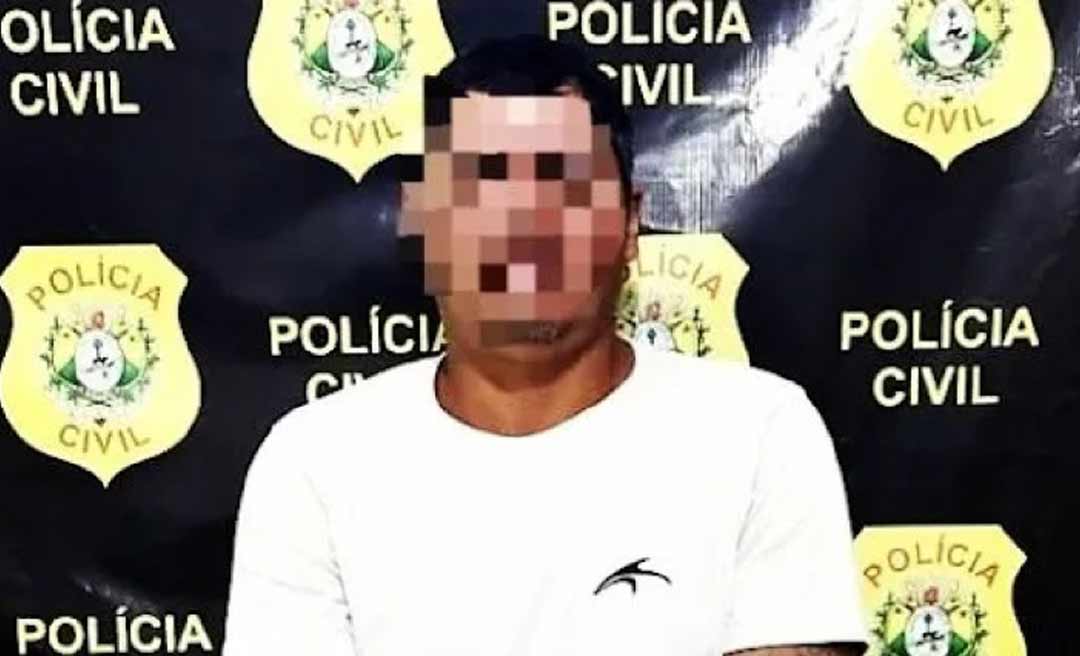 Polícia Civil prende homem que estuprou a ex-esposa no Rio Gregório, em Tarauacá