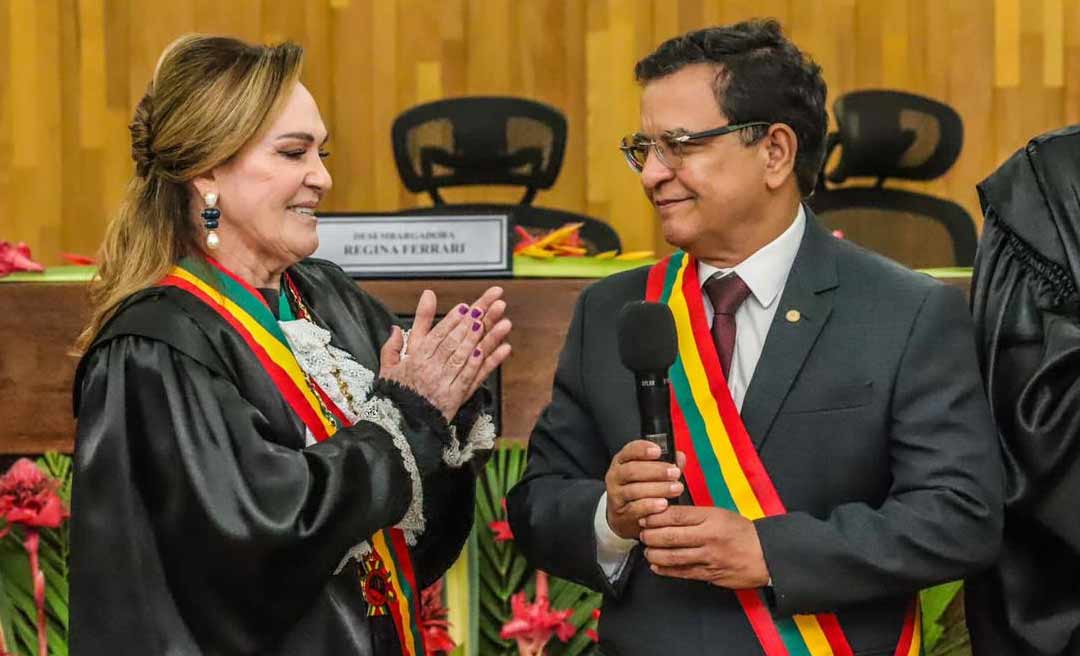 Gonzaga participa da solenidade de aniversário do TJ/AC e recebe honraria do Judiciário