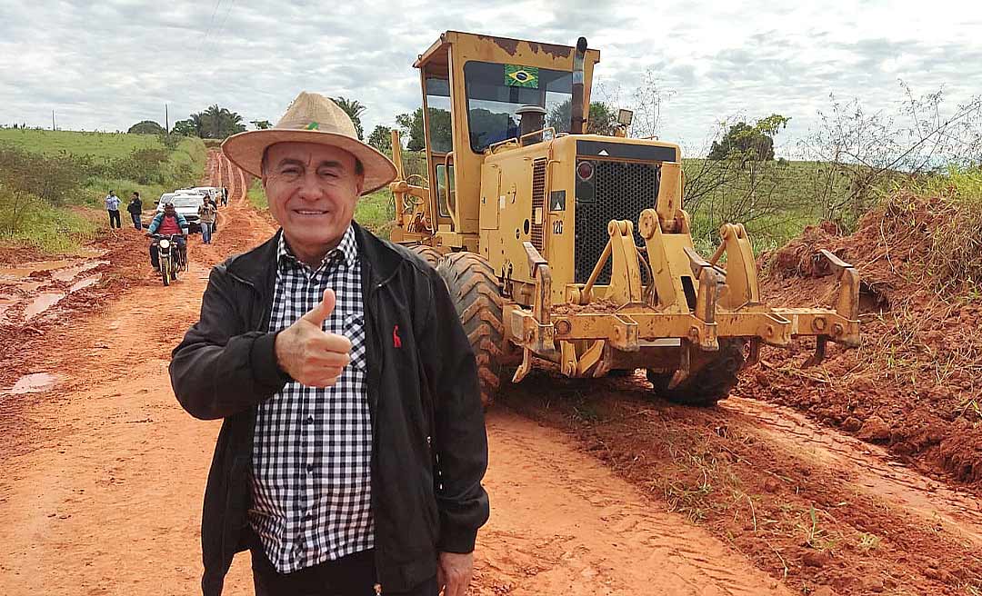 Ramais da Dignidade: Bocalom inspeciona trabalhos realizados em ramais do Cinturão Verde de Rio Branco