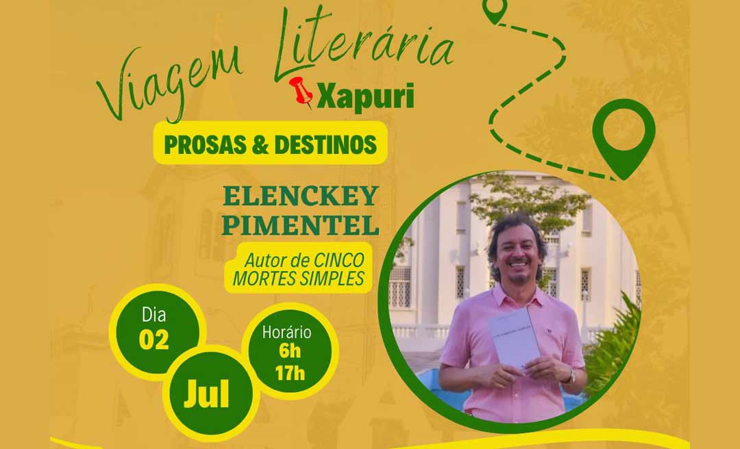 Primeiro Tour Literário do Acre percorre a cidade de Xapuri retratada em Cinco Mortes Simples, do autor Elenckey Pimentel