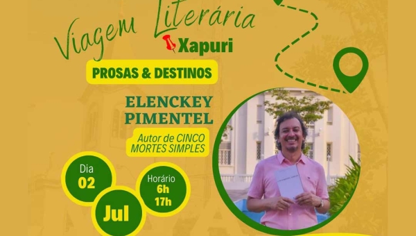 Primeiro Tour Literário do Acre percorre a cidade de Xapuri retratada em Cinco Mortes Simples, do autor Elenckey Pimentel