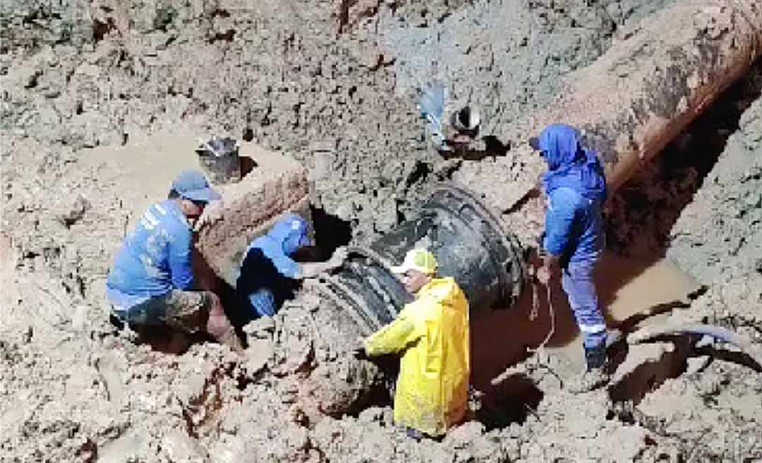 Prefeitura anuncia chegada de empresa que irá trabalhar na recuperação de adutora; ETA II ficará 10 horas parada