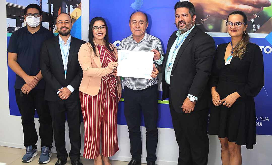 Caixa Econômica Federal reconhece trabalho da Prefeitura de Rio Branco e entrega Selo Município + Azul