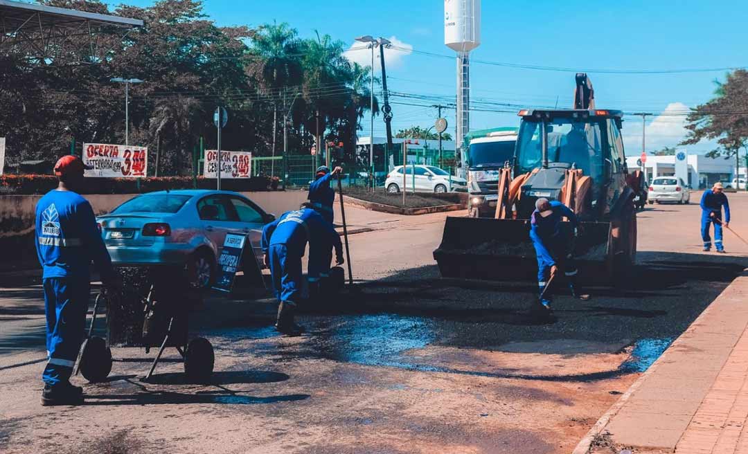 Programa Recupera Rio Branco intensifica os serviços com dezenas de trabalhos simultâneos e moradores comemoram