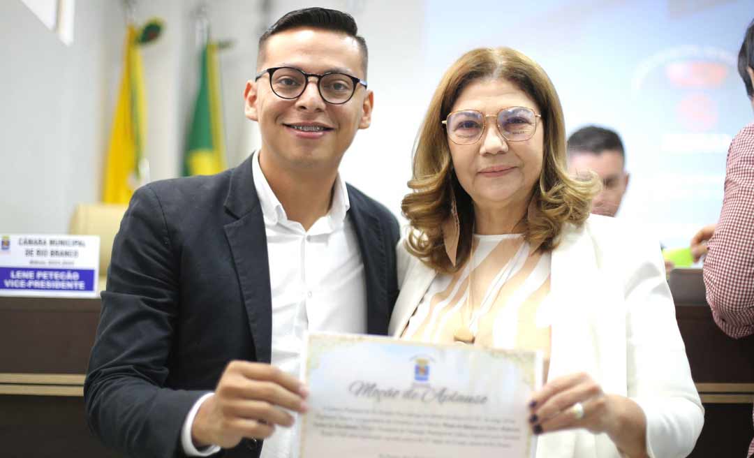 Cunhada de Marfisa, Lene Petecão homenageia presidente da FGB exonerado pela prefeita em exercício