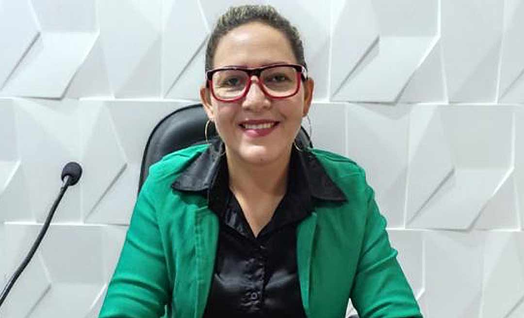 Vereadora Marinete Mesquita é a pré-candidata do PT à prefeitura de Brasiléia