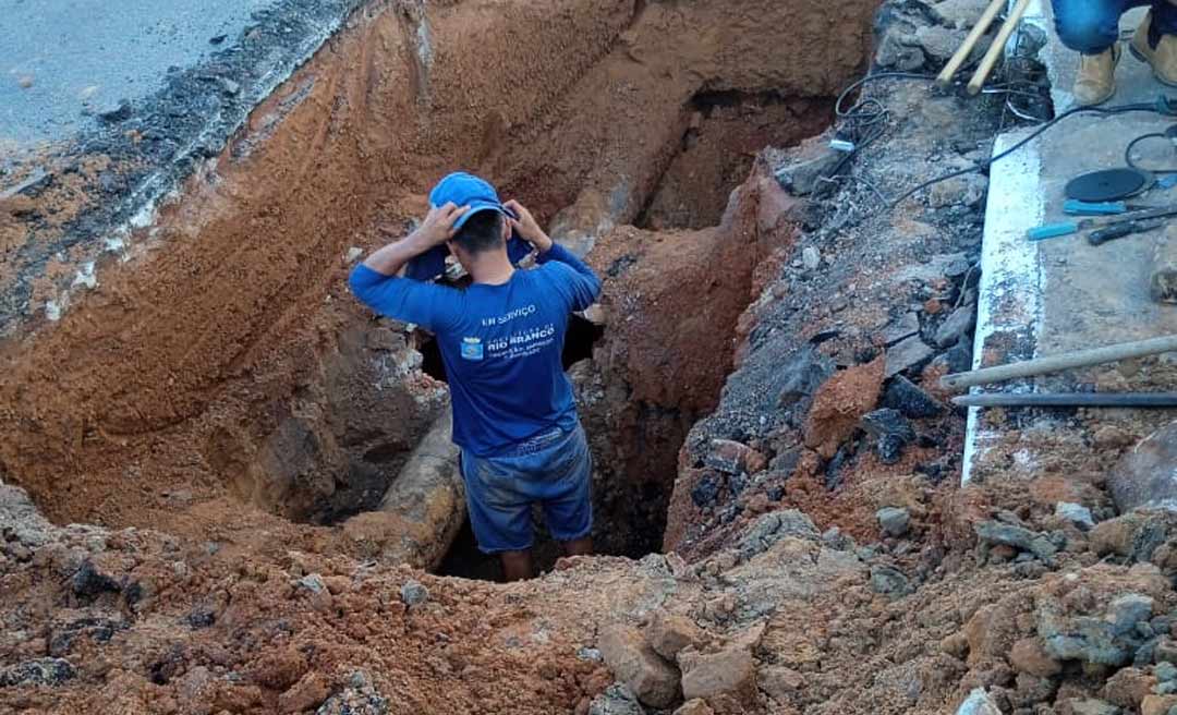 Saerb soluciona vazamento e normaliza abastecimento da rede de água na Getúlio Vargas e em seis bairros