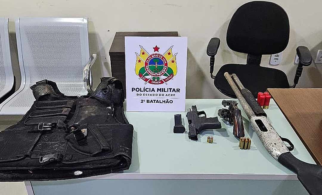 Polícia Militar impede confronto de facções no Taquari e apreende menor com várias armas de fogo