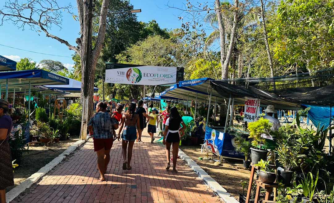 VIII Ecoflores que aconteceu no Horto Florestal de Rio Branco é sucesso de público e de vendas