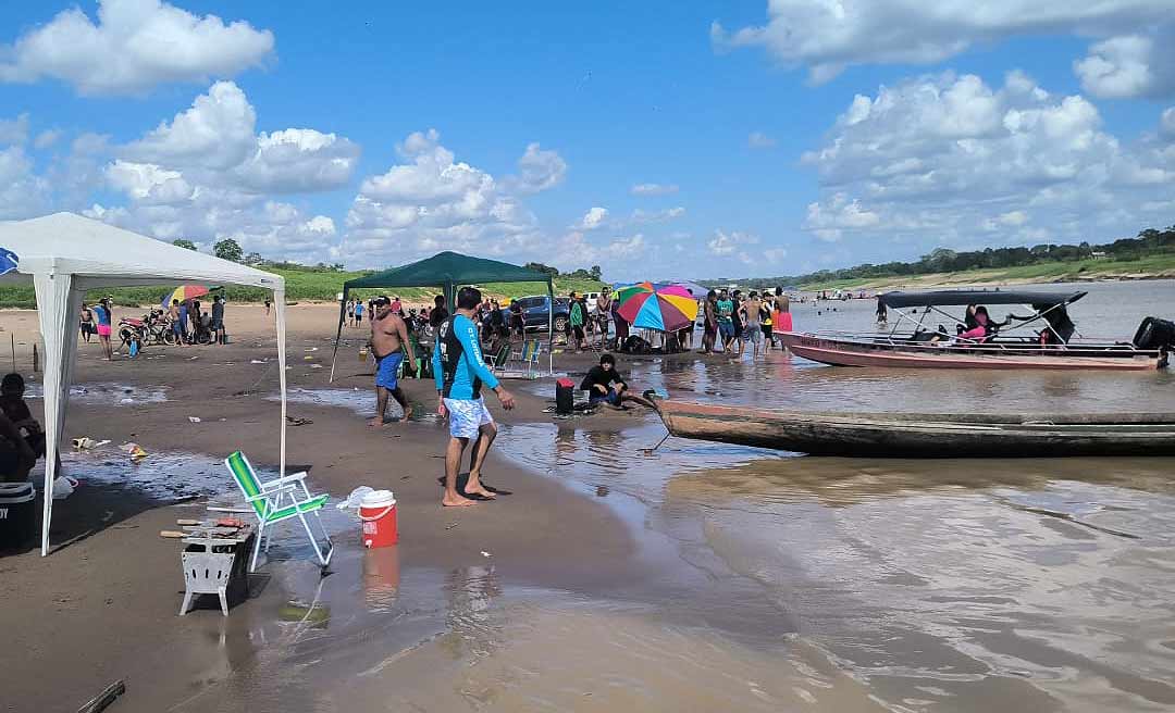 Temporada de praia está aberta em Boca do Acre