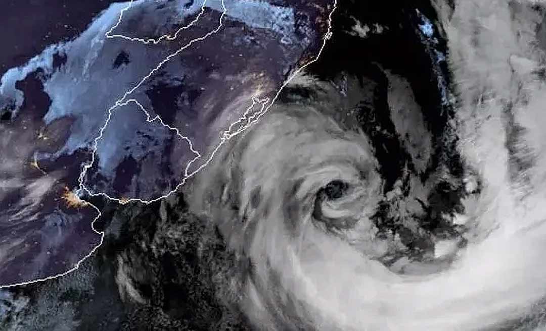 Ciclone extratropical chega na Região Sul e pode atingir também a Região Amazônica